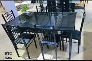 Dinning Table Meza Na Viti Vyake Free Delivery