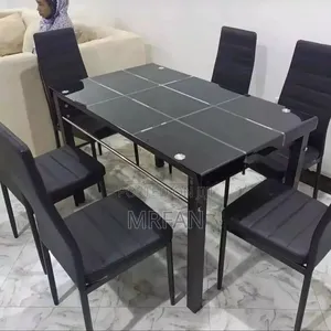 Dinning Table Meza Na Viti Vyake 6 Chair