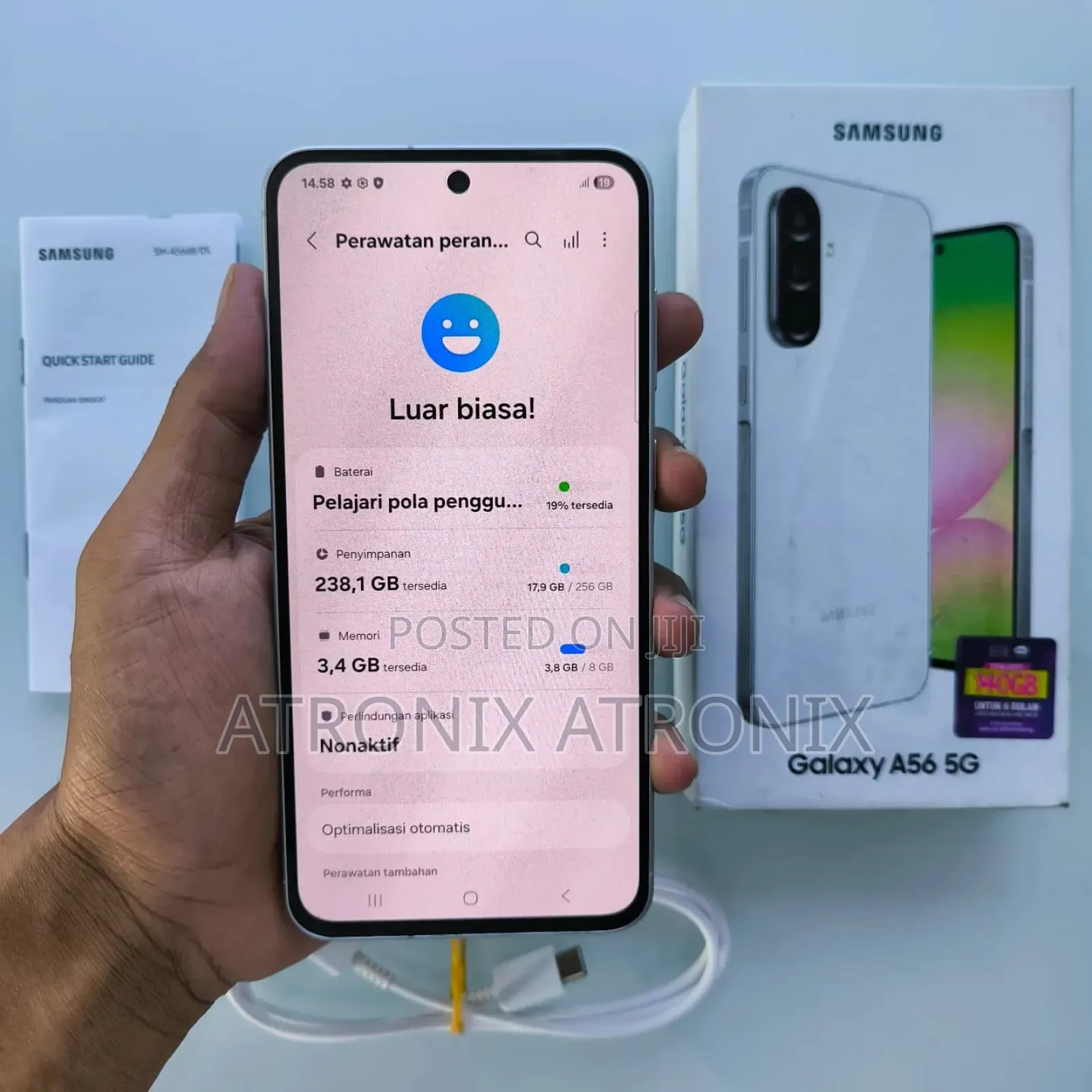 New Samsung Galaxy A56 256 GB White