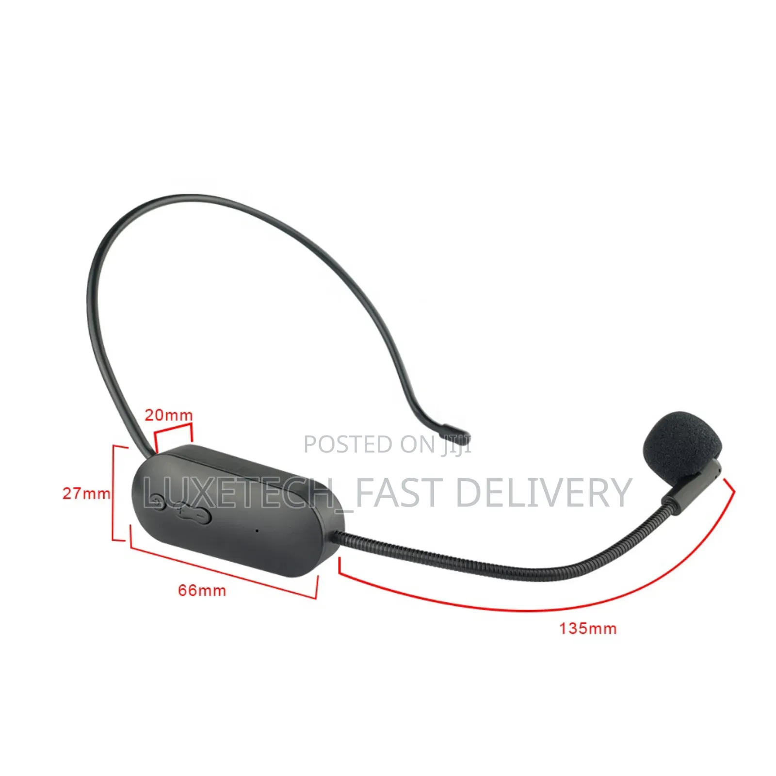 Professional Wireless Headset Mic for Mobile Phone Camera