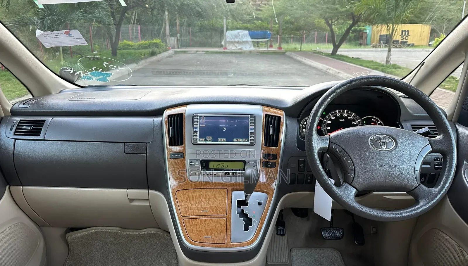 Toyota Alphard 2007 Black