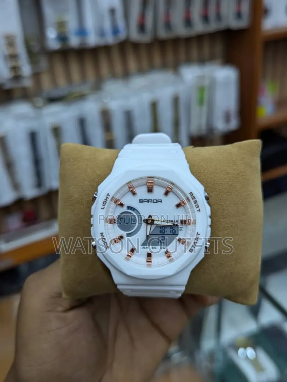 Men's Dual Time Water Resistant Watches