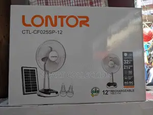 Lontor Rechargeable Table Fan CTL-Cf025sp-12. With Bulbs