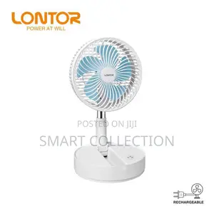 Lontor 7" Rechargeable Stretchable Standing/Table Fan