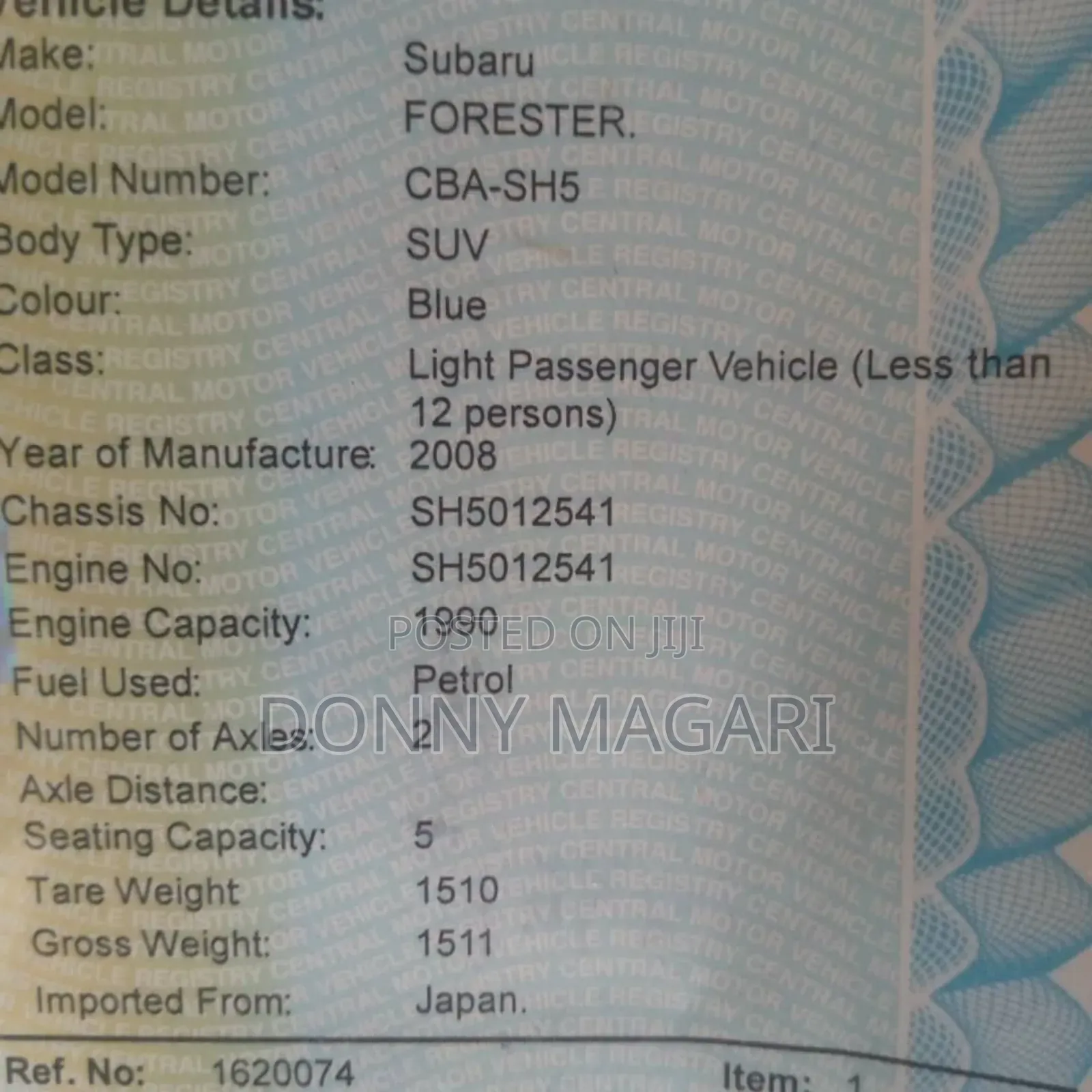 Subaru Forester 2009 Blue