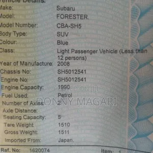 Subaru Forester 2009 Blue