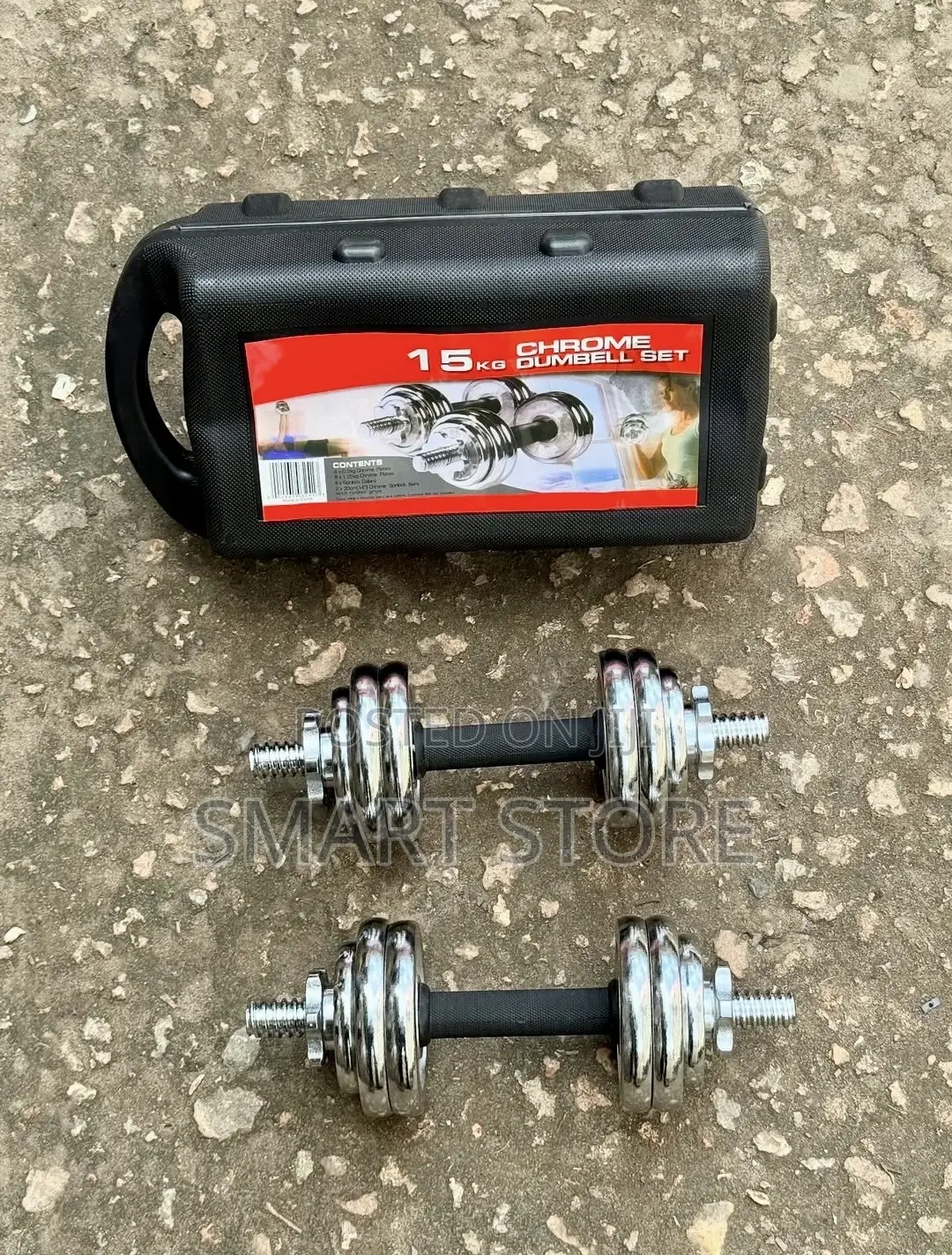 Chrome Dumbbell Set 15kg
