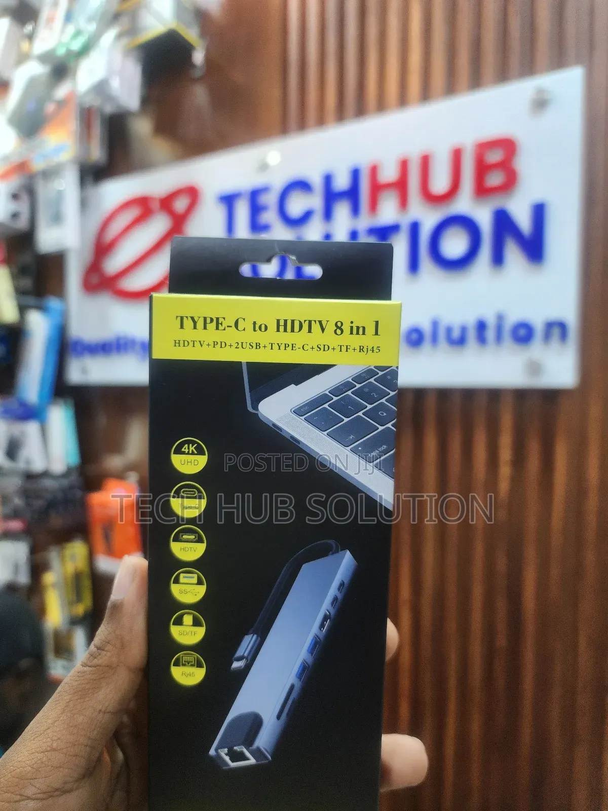 Type C to Hdmi 8 in 1 With Ethernet
