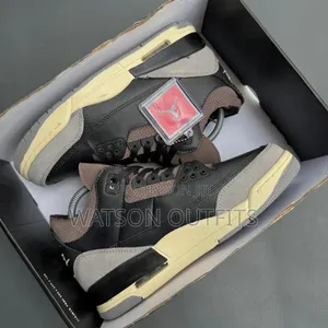 Men's Jordan 3 Pure Leather Materials
