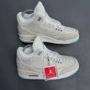 Men's Jordan 3 Pure Leather Materials