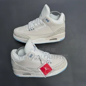 Men's Jordan 3 Pure Leather Materials