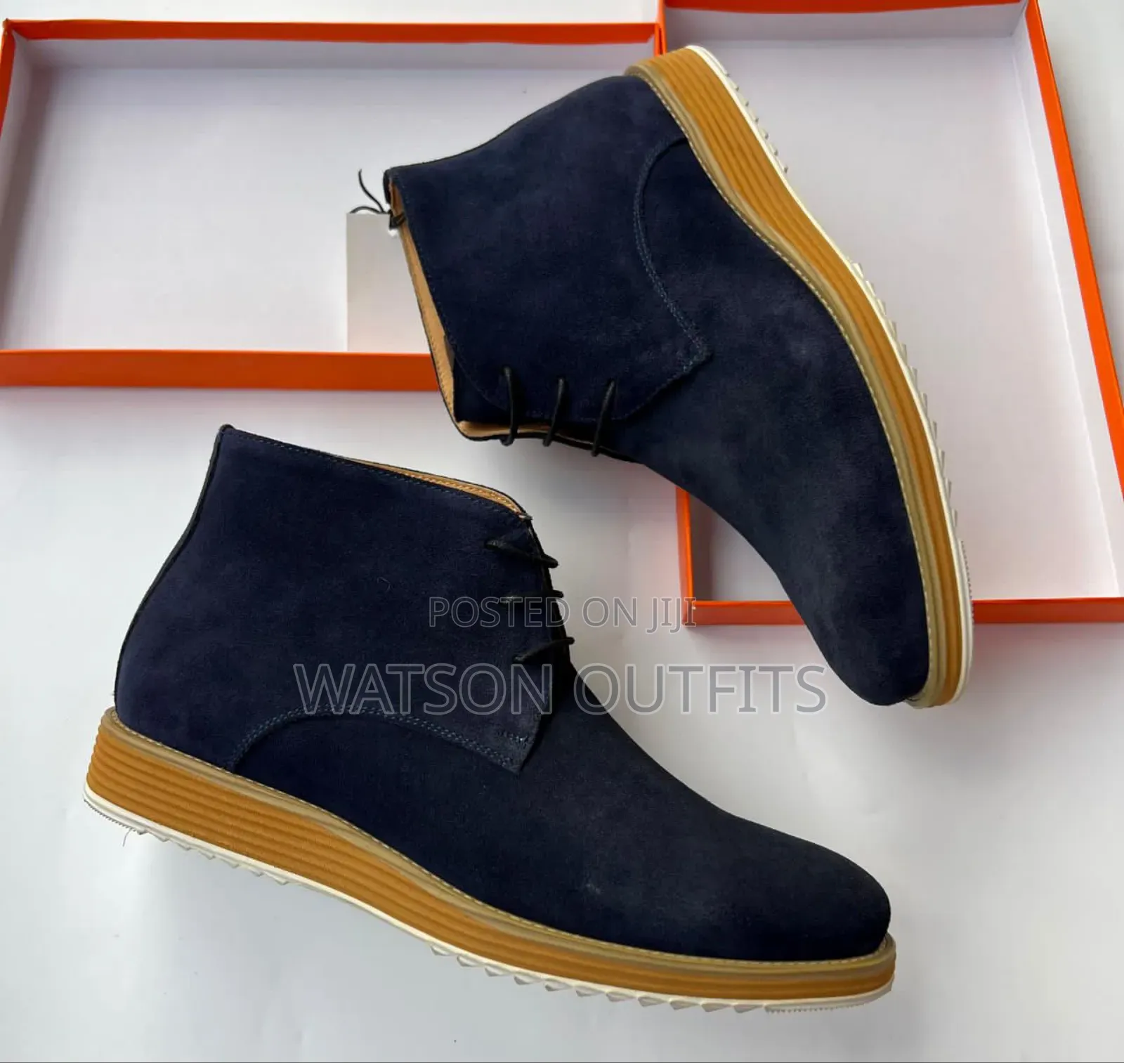 Men's Boots Plain and Zipped Side