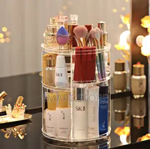 Rotating Makeup Organizer for Vanity – High Capacity 360°