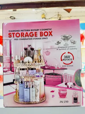 Rotating Makeup Organizer for Vanity – High Capacity 360°