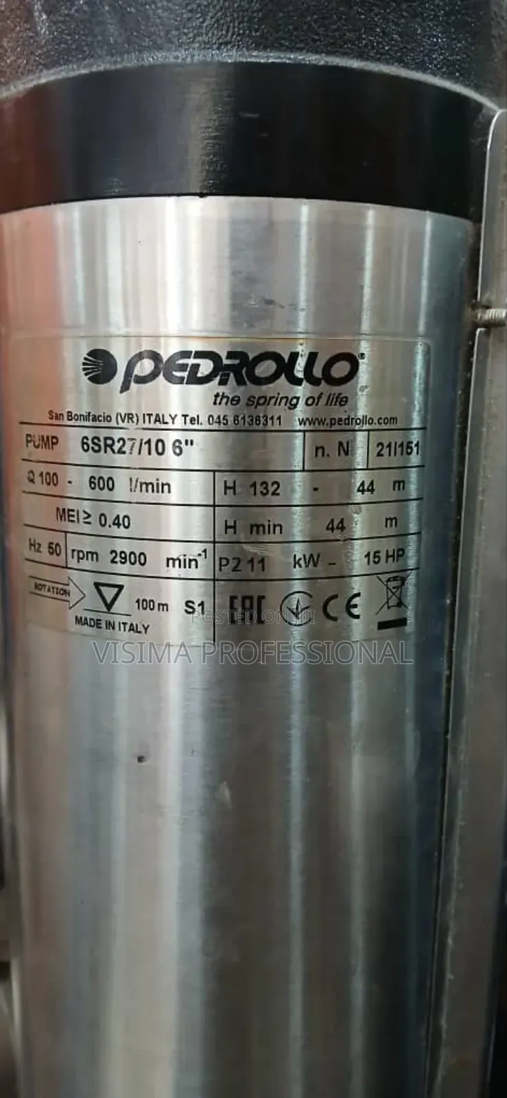 Pedrollo 15hp
