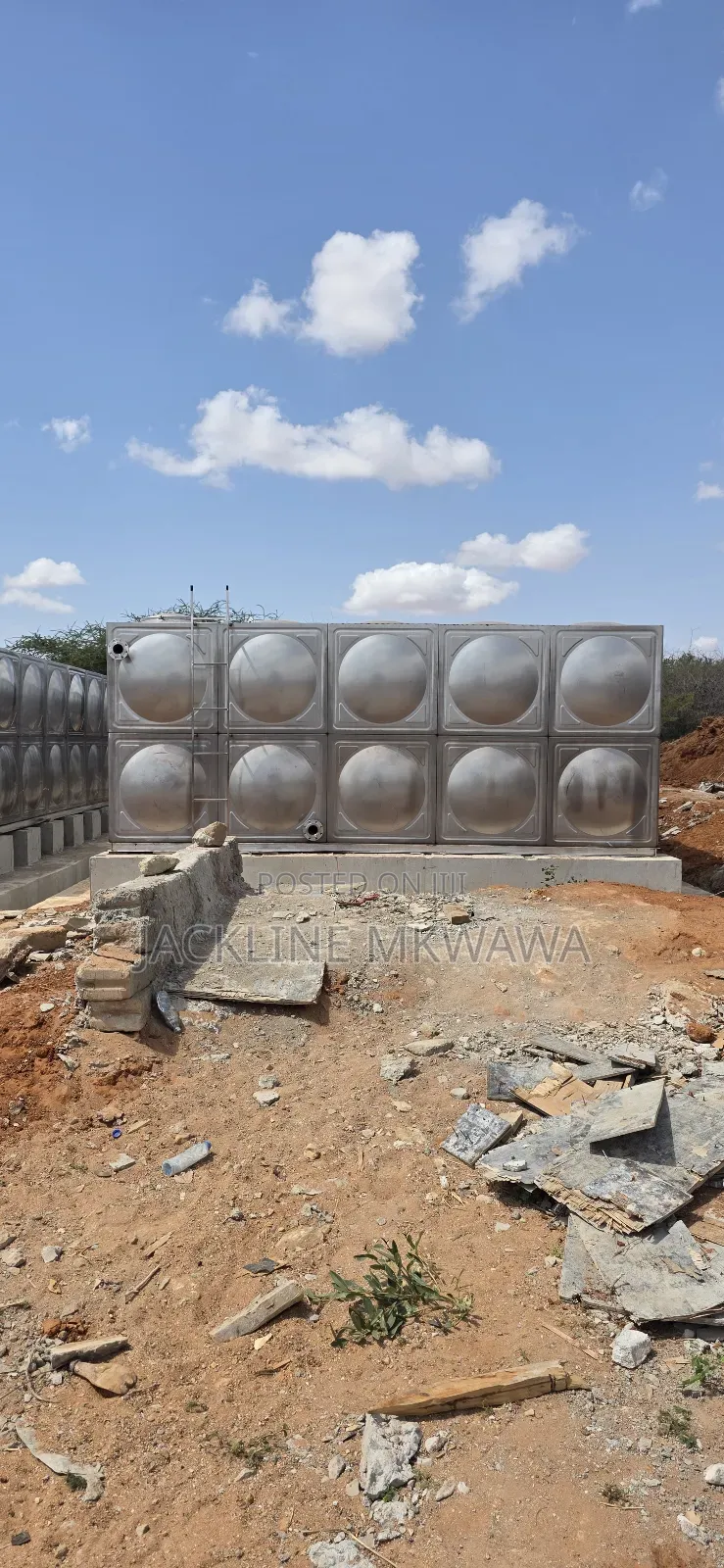 Box Shaped Stainless Steel Tank