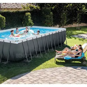 Bestway Power Steel Rectangular Above Ground Swimming Pool