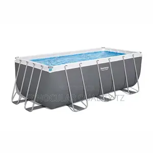 Heavy-Duty Steel Frame Swimming Pool Complete Set 4.882.44m
