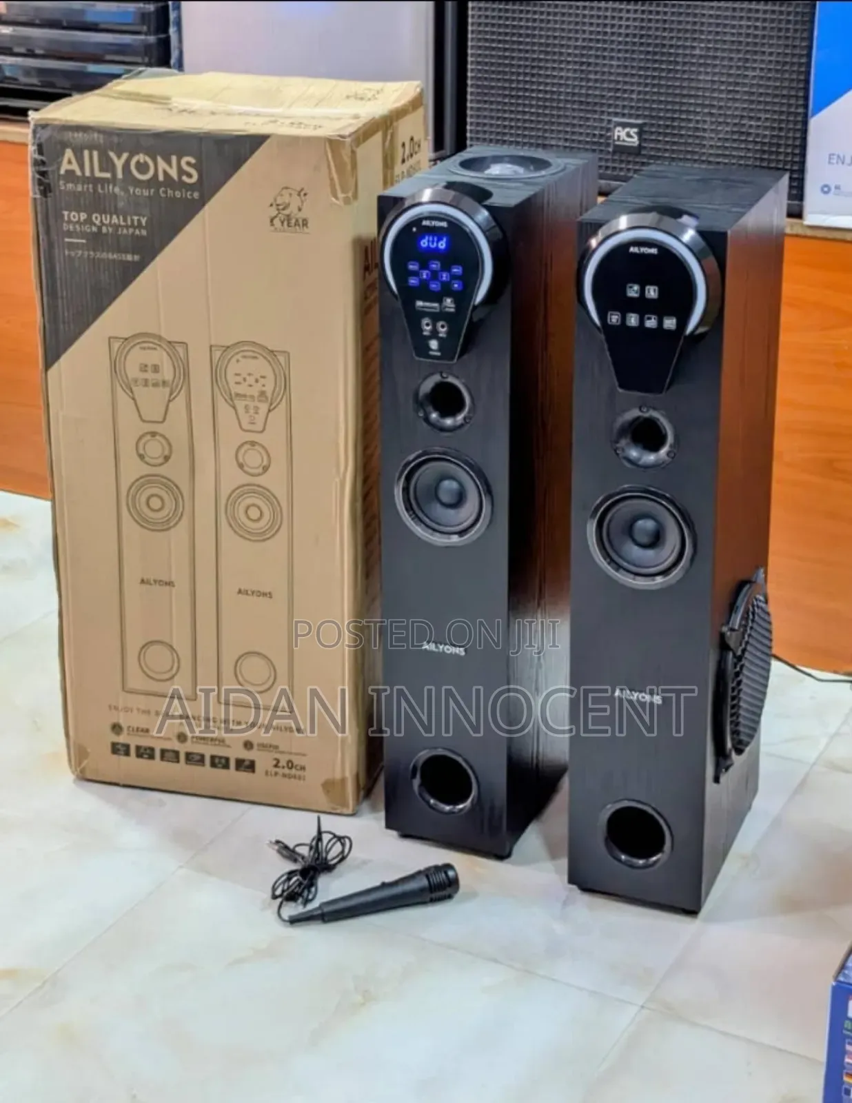 Elp801 Ailyons Tower Subwoofer