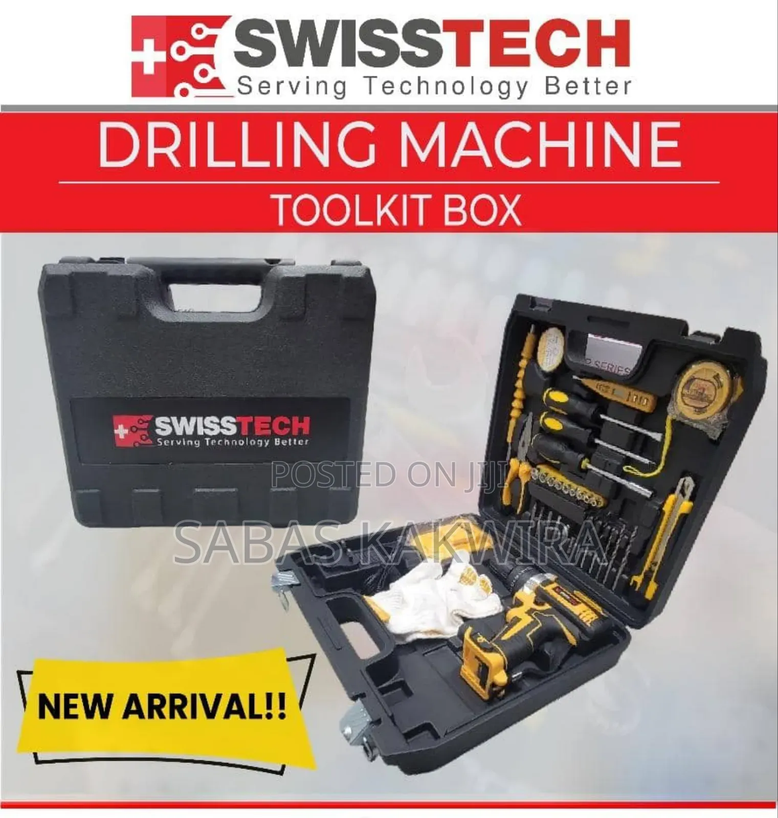 Toolkit Box With Drill