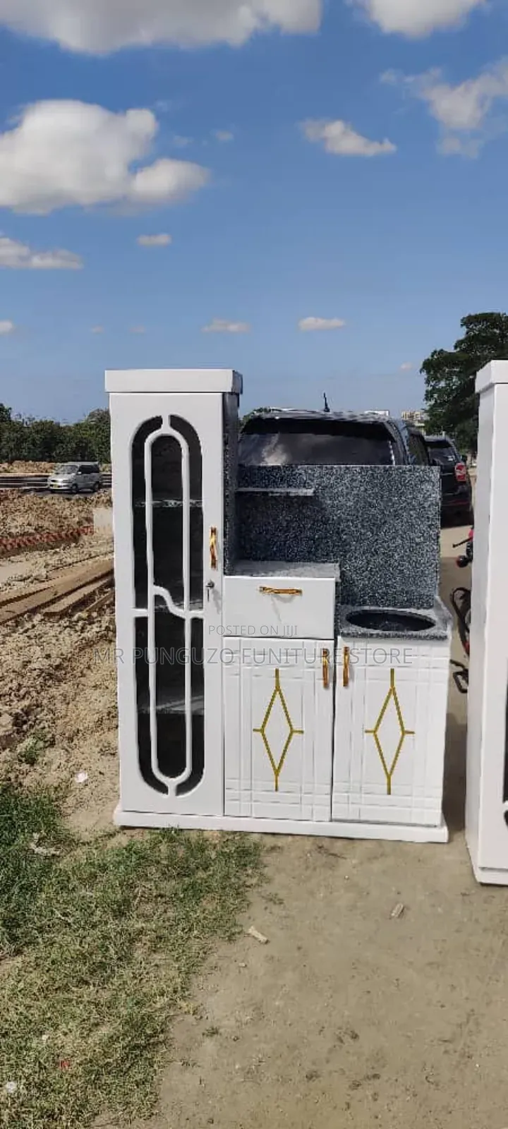 Kitchen Cabinets Classic Sana Full White and Black