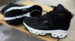 Men's Leather Sneakers Official in Boots Form