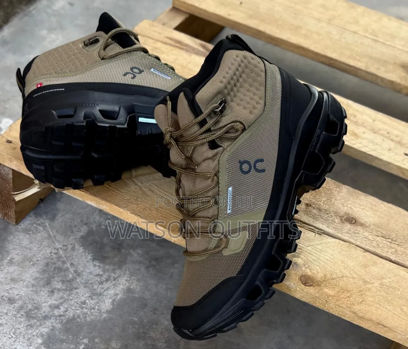 Men's Leather Sneakers Official in Boots Form