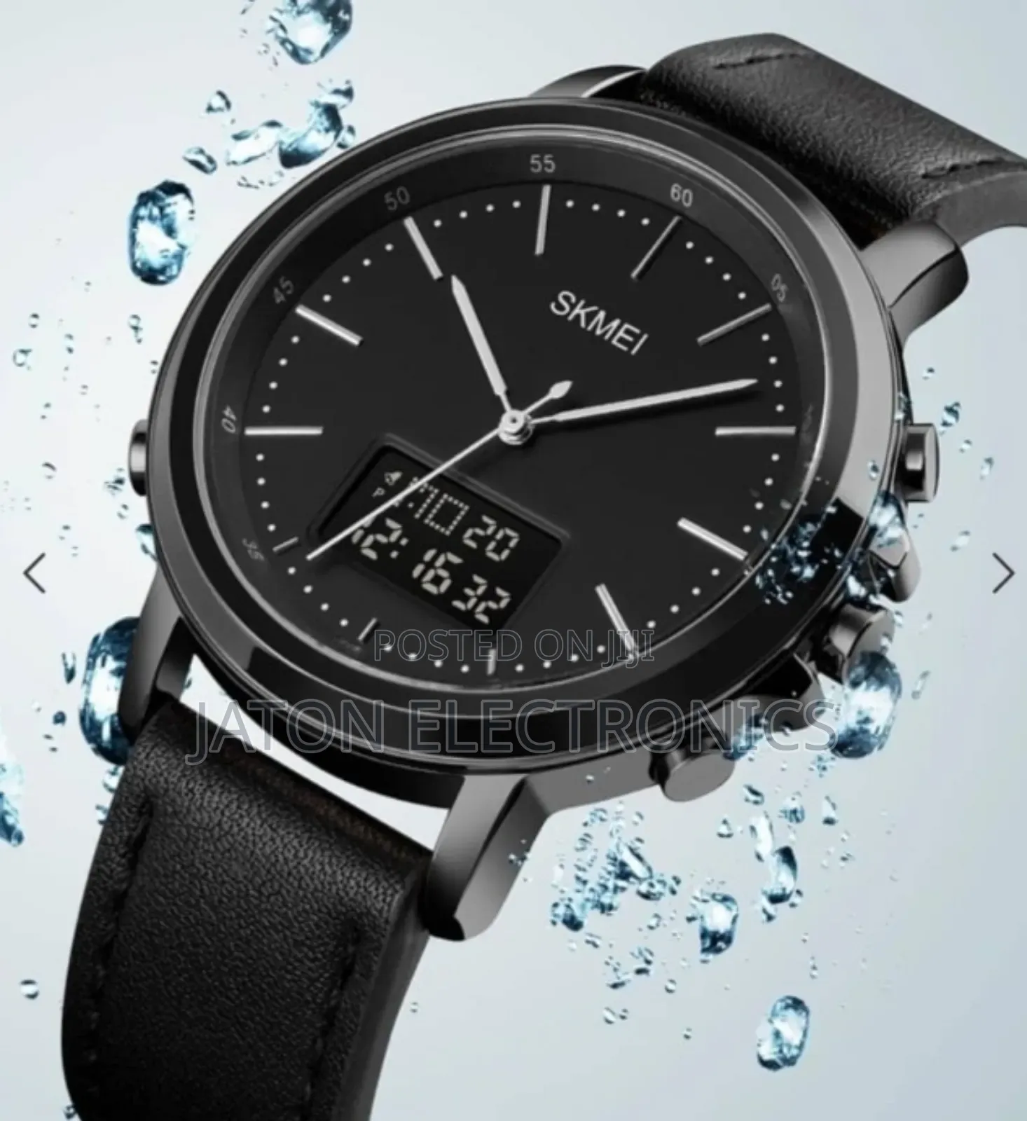 Skmei Leather Dual