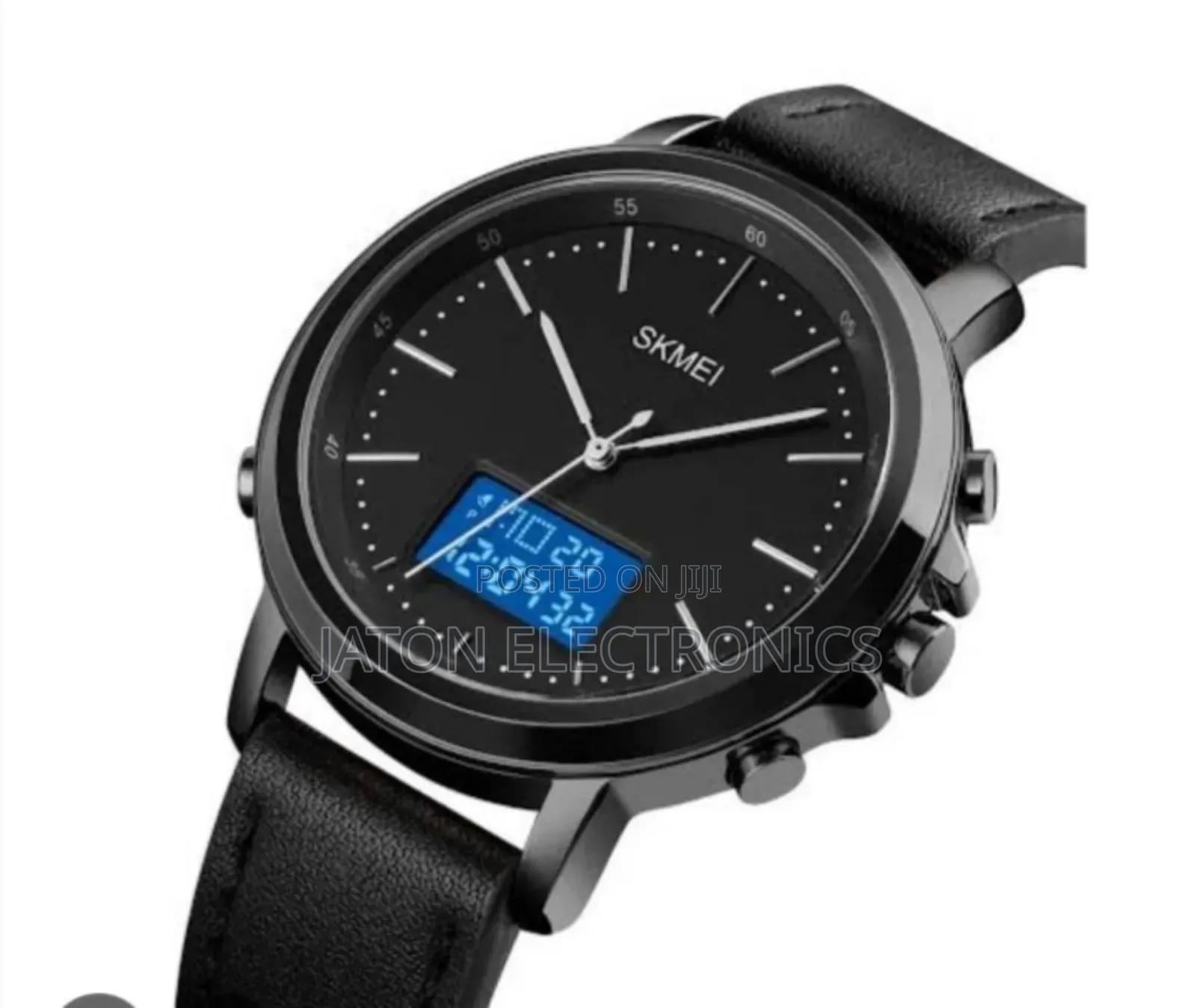 Skmei Leather Dual
