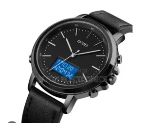 Skmei Leather Dual