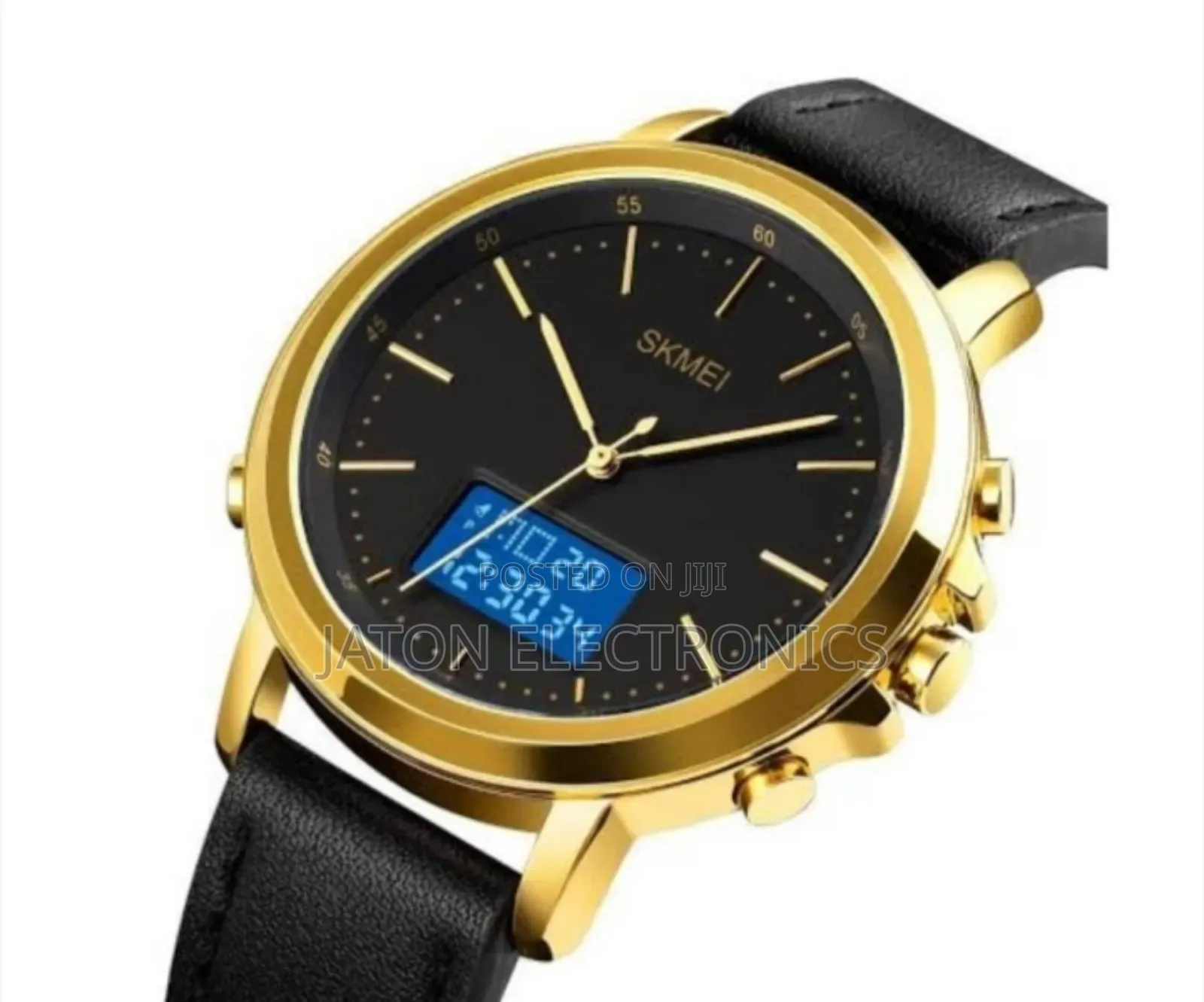 Skmei Leather Dual