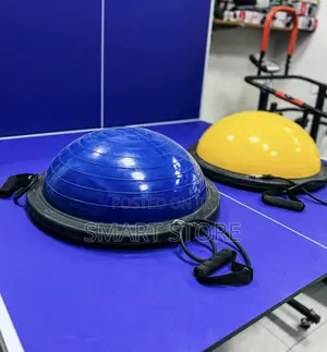 Balance Ball With Resistance Bands