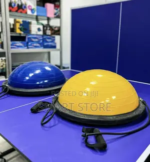 Balance Ball With Resistance Bands