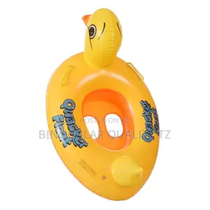 Yellow Duck Swimming