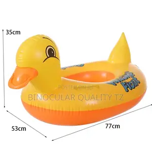 Yellow Duck Swimming