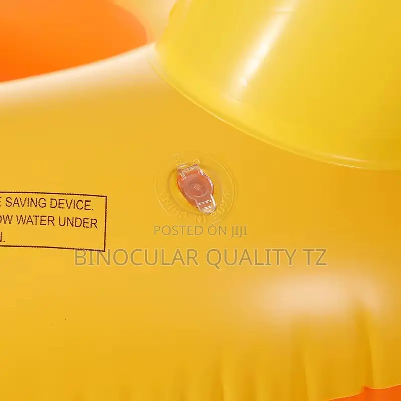 Yellow Duck Swimming