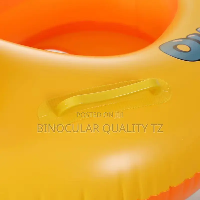 Yellow Duck Swimming