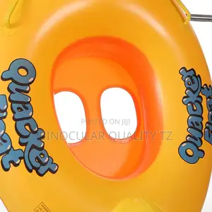 Yellow Duck Swimming
