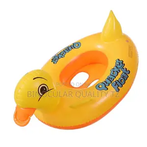 Yellow Duck Swimming
