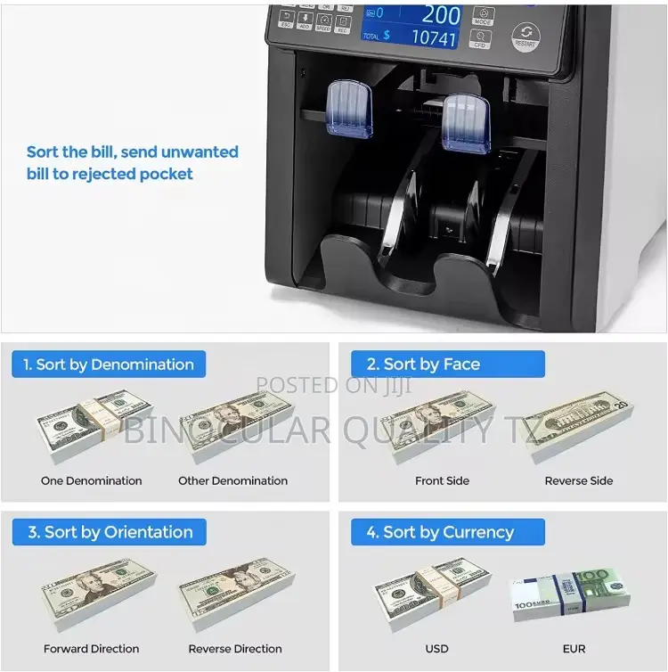 Money Value Counter Bill