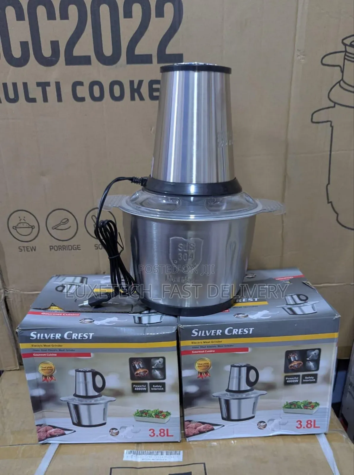 Silver Crest Electric Meat Grinder 3.8l | Food Chopper
