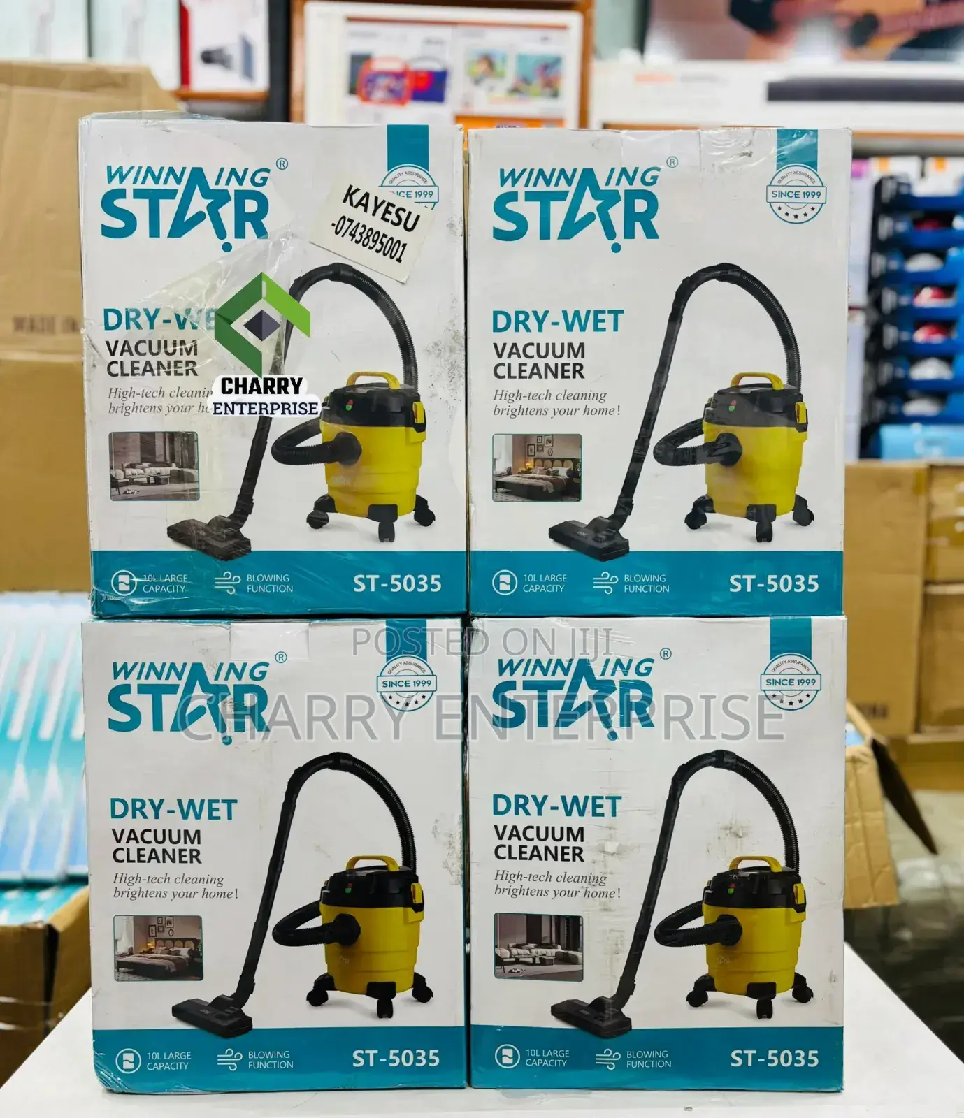 Winning Star Vacuum Cleaner 10l Wet Dry Surface
