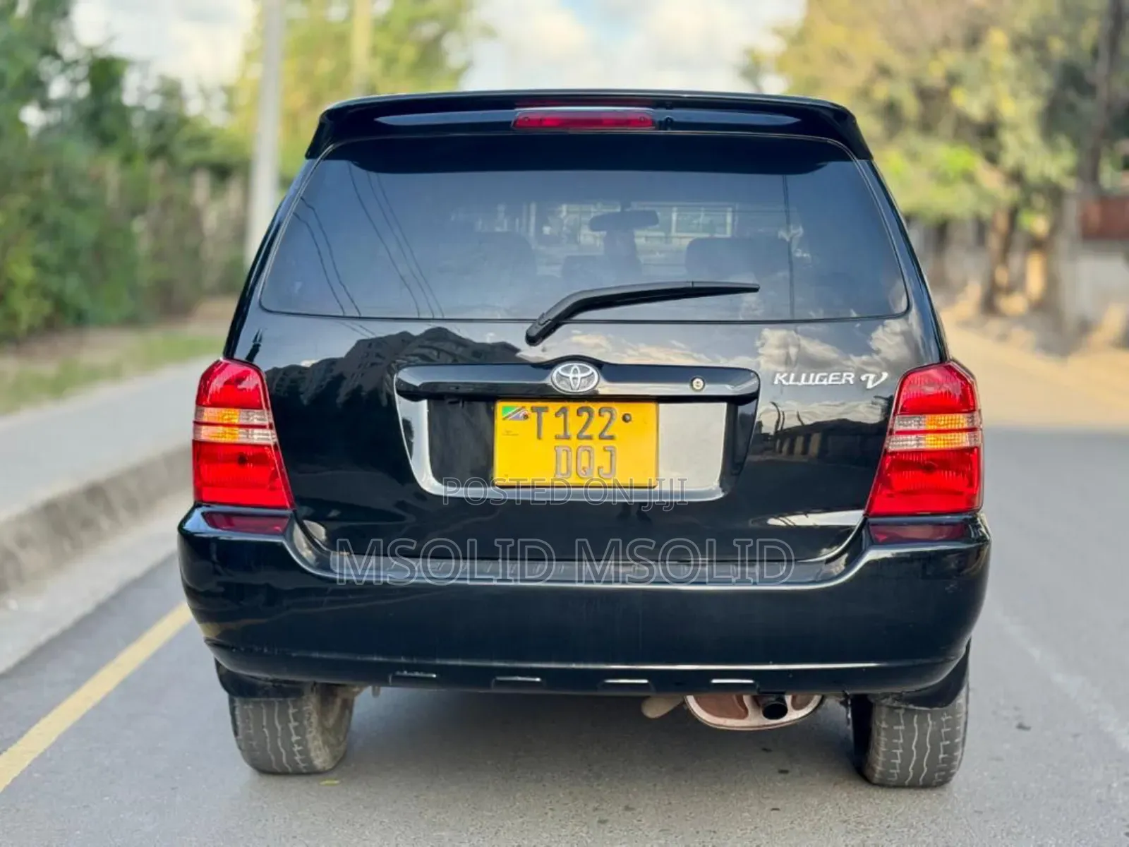 Toyota Kluger 2002 Black