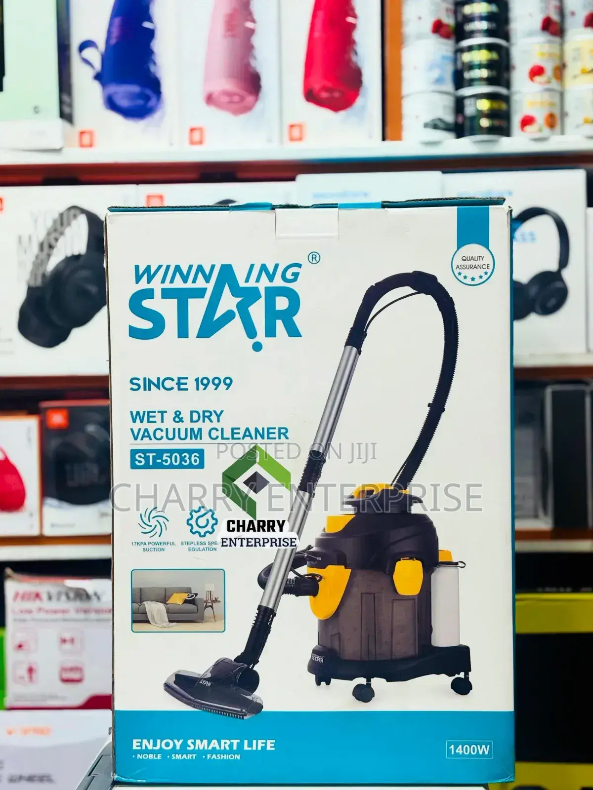 Winning Star Vacuum Cleaner 15l Wet Dry Surface 1400w