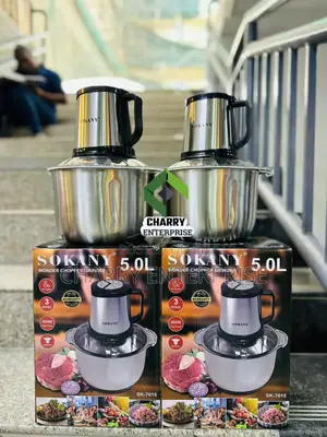 Sokany Wonder Chopper Grinder
800w 5.0l Yenye Nguvu 3 Speed
