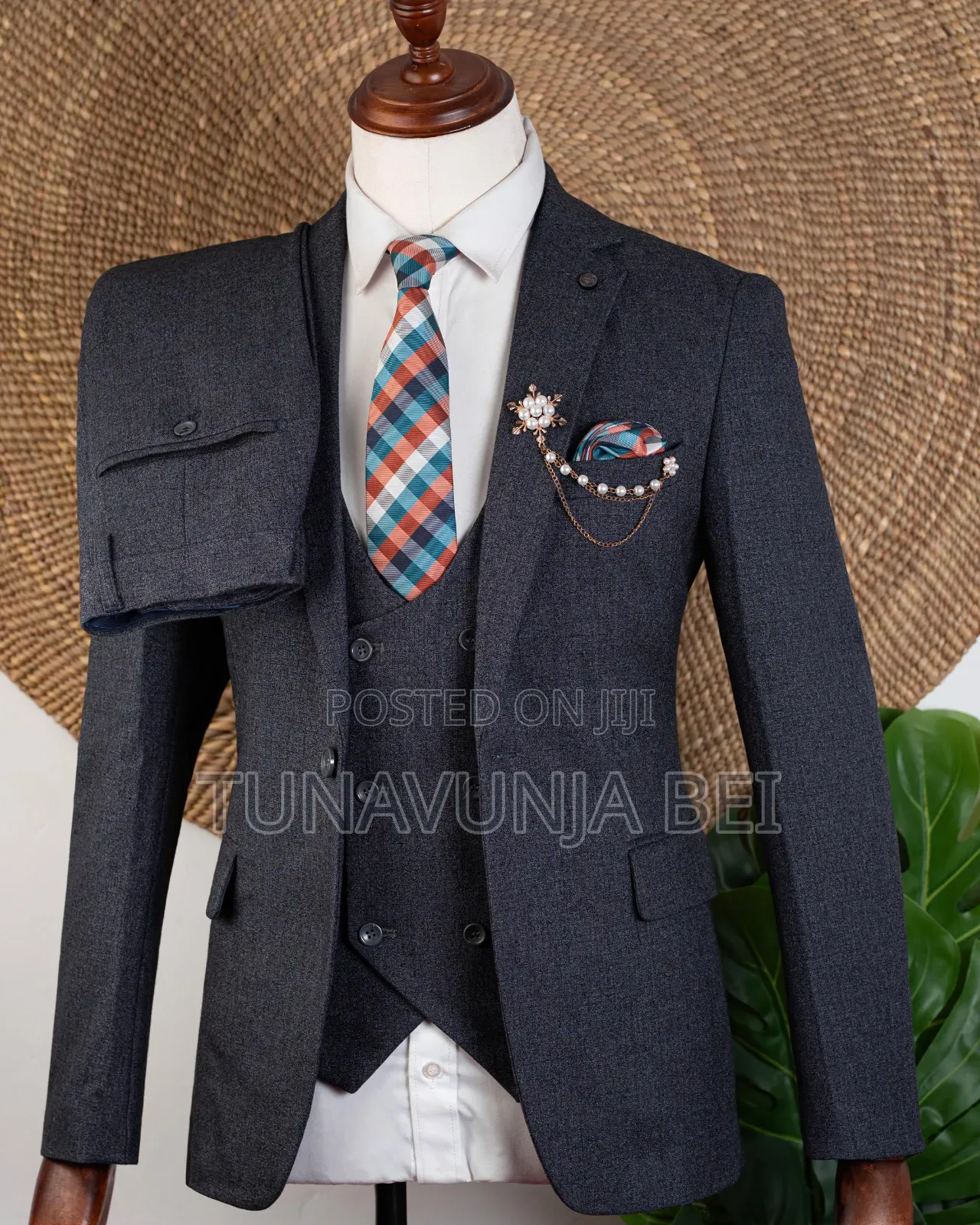 Heavy Cotton Suit / One Buttons Material