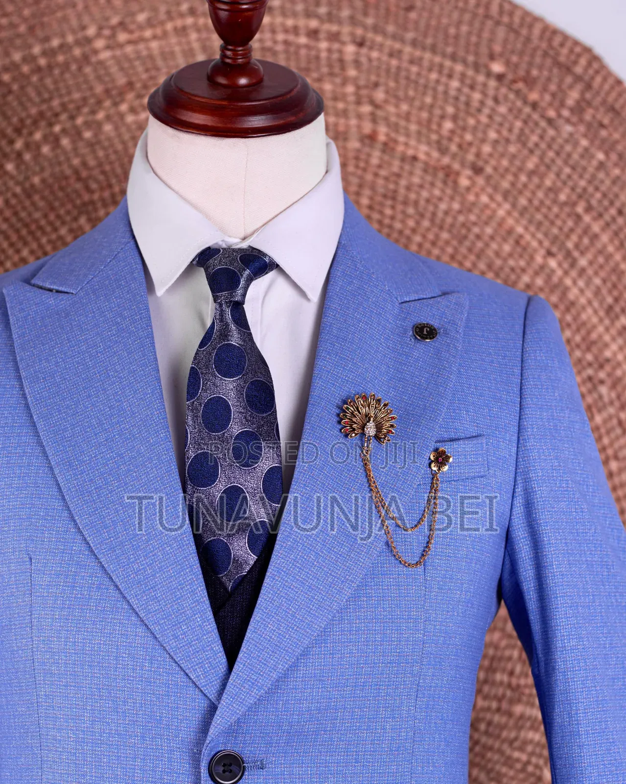 Blue Bahari Colour / Classic Men Suit 