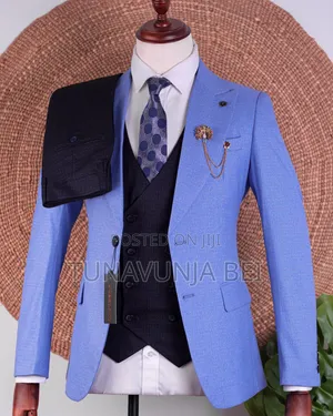 Blue Bahari Colour / Classic Men Suit 