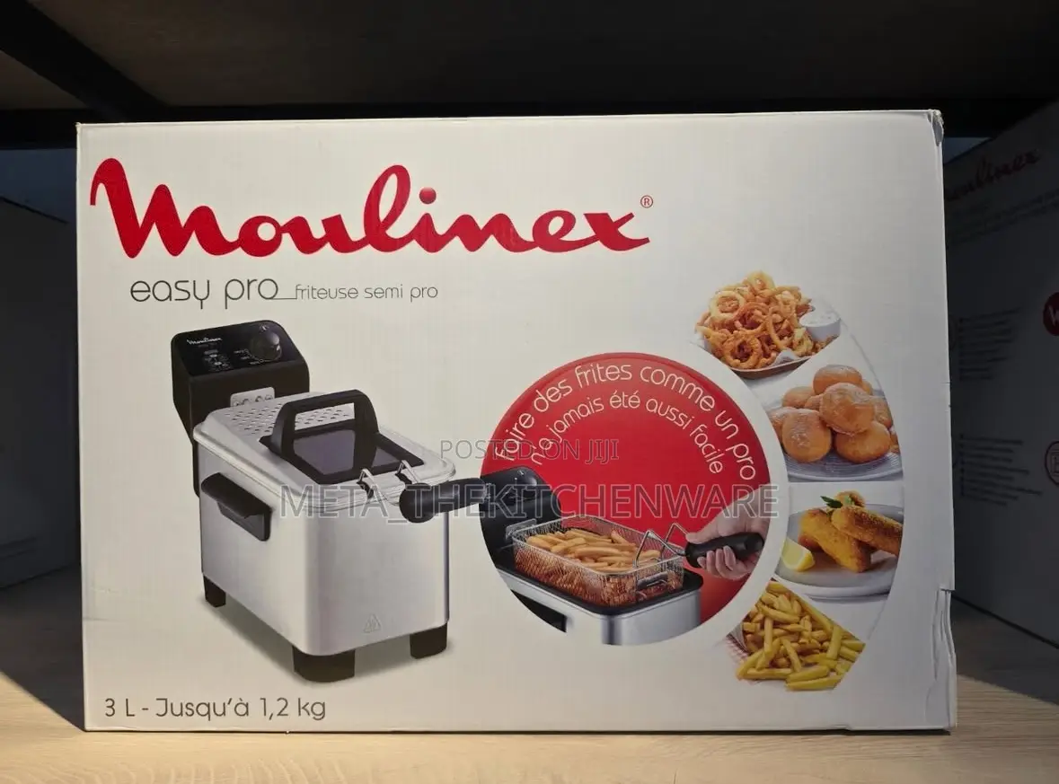 Moulinex Electric Deep Fryer 3l,1.2 Kg, Steel Body Am333027