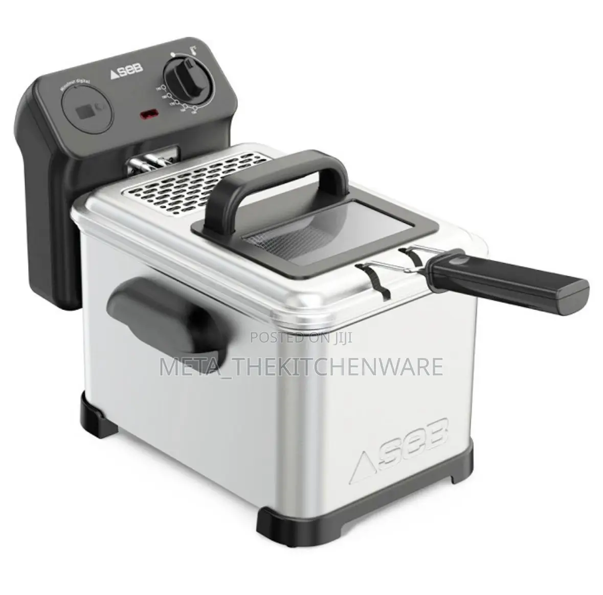 Moulinex Electric Deep Fryer 3l,1.2 Kg, Steel Body Am333027